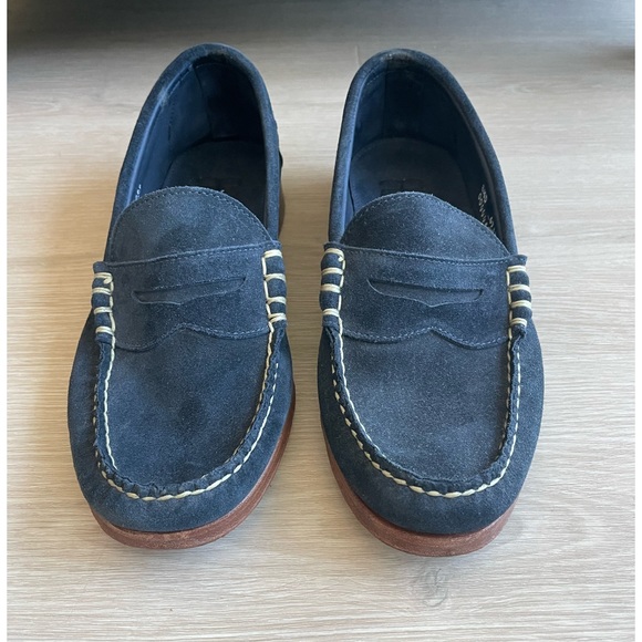 Allen Edmonds Other - Allen Edmonds Penny Loafers in Suede, Blue, Size 9